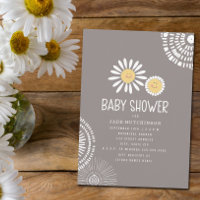Mama Baby Smiling Daisies Amethyst Baby Shower In