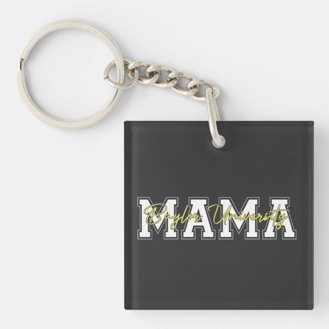 Mama Baylor University Key Ring (Front)
