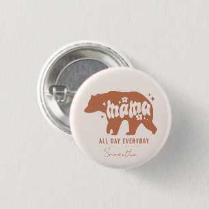 Mama Bear 3 Cm Round Badge