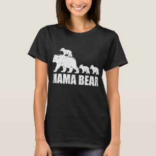 Mama Bear 3 Cubs Mama Bear Mum 3 Kid T-Shirt