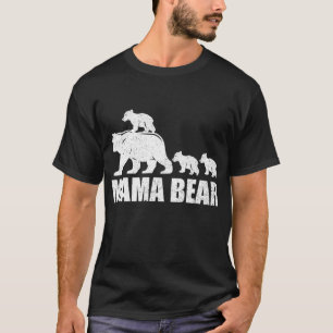 Mama Bear 3 Cubs Mama Bear Mum 3 Kid T-Shirt