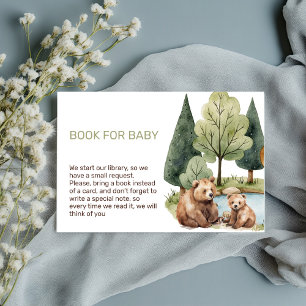 Mama bear adventure awaits baby shower invitation
