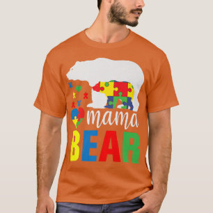 Mama Bear Autism Awareness Premium T-Shirt