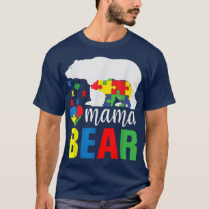Mama Bear Autism Awareness T-Shirt
