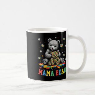 Mama Bear Autism Mama Grandma Autism Awareness Sup Coffee Mug