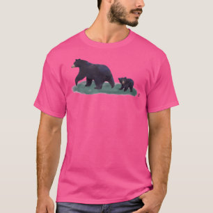 Mama Bear Baby Bear Baseball Sleeve T-Shirt