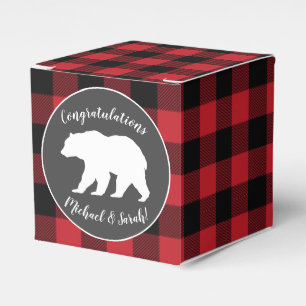 Mama Bear Baby Shower Woodland Lodge Favour Box