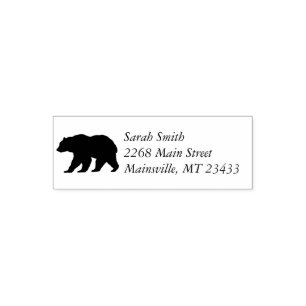 Mama Bear Baby Shower Woodland Lodge Self-inking Stamp