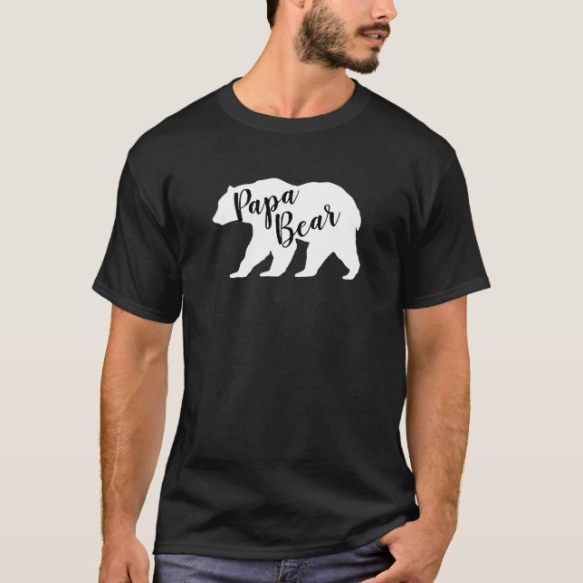 Mama Bear Baby Shower Woodland Lodge T-Shirt (Front)
