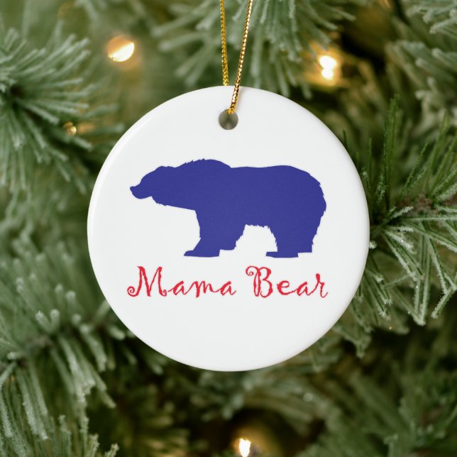 Mama Bear Ceramic Tree Decoration (Tree)