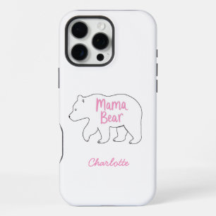 Mama Bear Cute & Funny Mother's Day iPhone 16 Pro Max Case