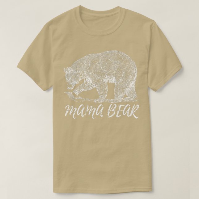 Mama Bear Cute Spirit Animal Funny Bears Lovers Pr T-Shirt (Design Front)