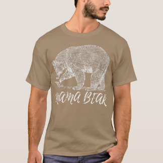 Mama Bear Cute Spirit Animal Funny Bears Lovers Pr T-Shirt