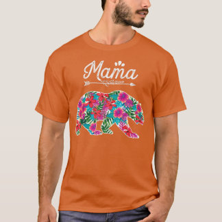 Mama Bear Floral Mothers Day Premium 1269  T-Shirt