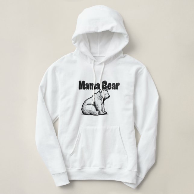 Mama Bear  Hoodie (Design Front)