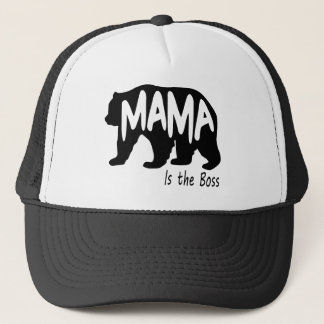 Mama Bear Is The Boss Trucker Hat
