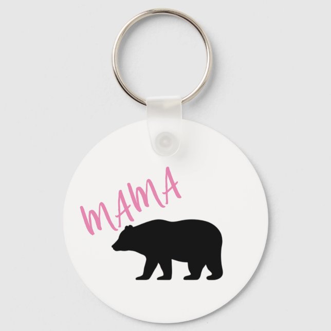 Mama Bear Key Ring (Front)