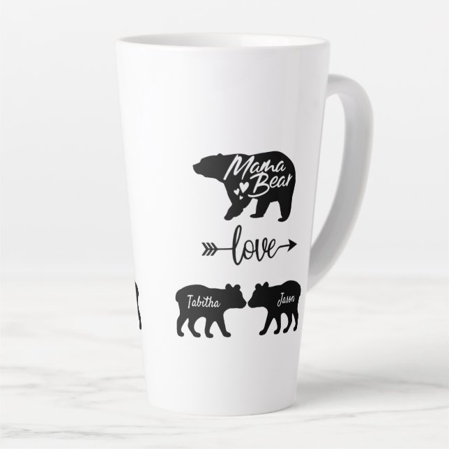 Mama Bear Latte Mug (Right Angle)