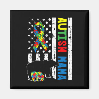 Mama Bear Matching Family Autism Awareness Gifts F Magnet
