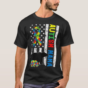 Mama Bear Matching Family Autism Awareness Gifts F T-Shirt