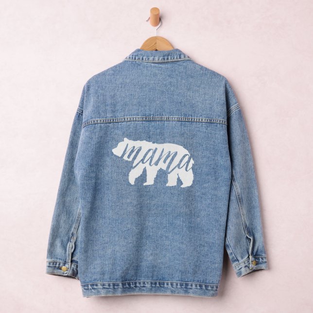 Mama Bear | Matching Family Denim Jacket (Hangar)
