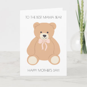 Mama Bear Mother's Day Card