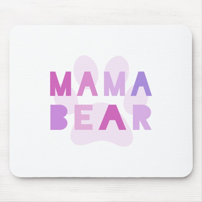 Mama bear mouse pad (Front)