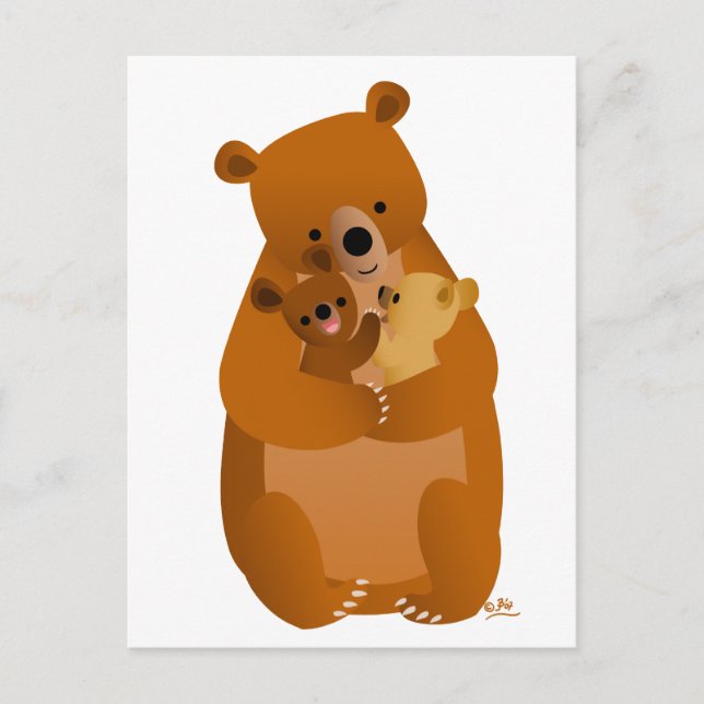 Mama Bear (no background) Postcard (Front)