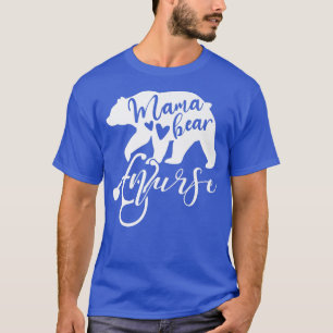 Mama Bear Nurse Mum Mother Mummy Nurses Premium 12 T-Shirt