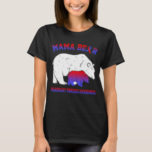 Mama Bear Pulmonary Fibrosis Awareness T-Shirt