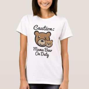 Mama Bear Symbol - White Maternity Tank Top