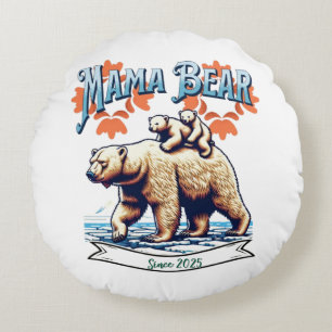 Mama Bear Throw Pillow Cosy & Cute Home Decor