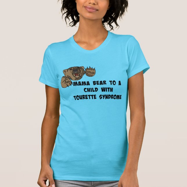 Mama bear/Tourettes is not an adjective T-Shirt (Front)