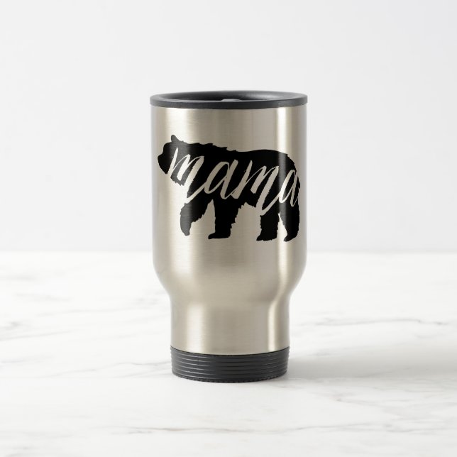 Mama Bear Travel Coffee Mug (Center)