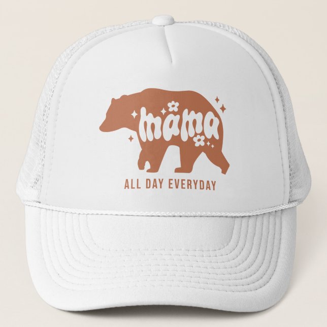 Mama Bear Trucker Hat (Front)