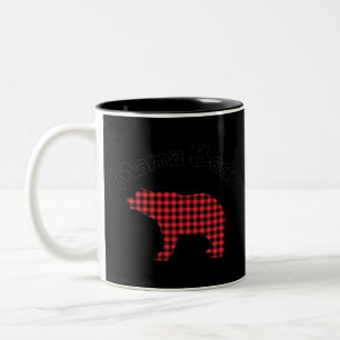 Mama Bear Two-Tone Coffee Mug