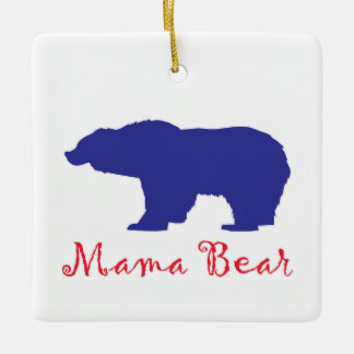 Mama Bears Ceramic Ornament