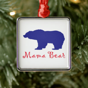 Mama Bears Metal Tree Decoration