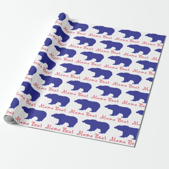 Mama Bears -  Wrapping Paper (Unrolled)