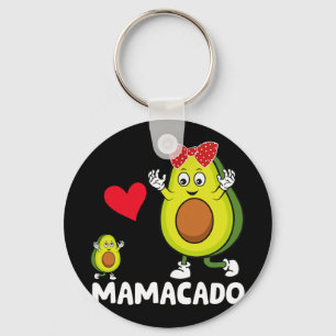 Mama Best Mum Avocado Mamacado Happy Mothers Day Key Ring