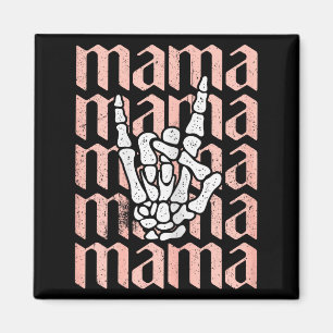 Mama birthday, mama rock and roll gifts, happy magnet