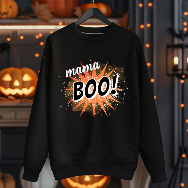 Mama Boo | Orange Halloween Sweatshirt (Creator Uploaded)