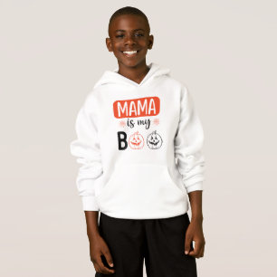 Mama Boo Red Black Halloween Family Matching