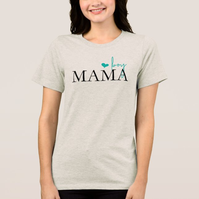 MAMA boy Tri-Blend Shirt (Front)