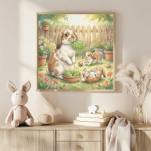 Mama Bunny and Babies Nursery