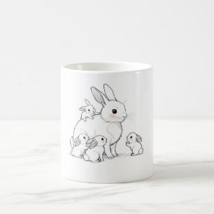 Mama Bunny & Babies Mug