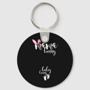 Mama Bunny Baby Easter Day Cute  Key Ring