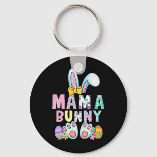 Mama Bunny Cute Easter Mum Bunny Rabbit Easter Day Key Ring