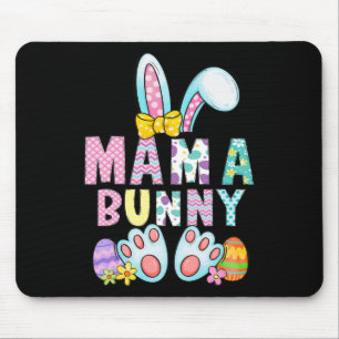 Mama Bunny Cute Easter Mum Bunny Rabbit Easter Day Mouse Pad