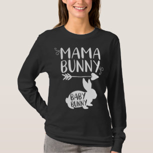 Mama Bunny Cute Easter Pregnant Mum Gift T-Shirt